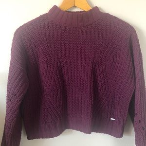 Hollister Chenille Mock Neck sweater